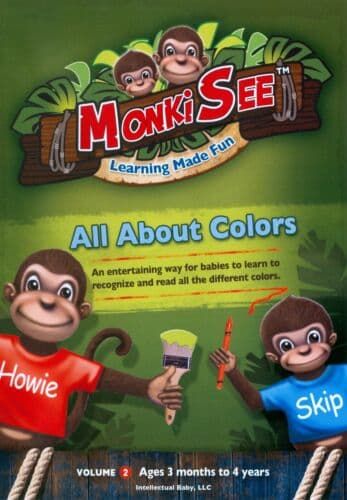 MonkiSee “All About Colors” DVD Vol 2 DVD Pre-Owned Region 2