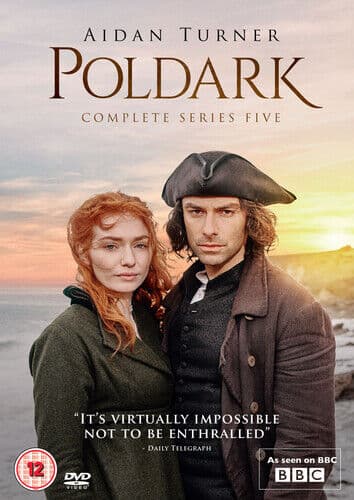 Poldark: Complete Series Five DVD (2019) Aidan Turner Cert 12 3 Discs Pre-Owned Region 2