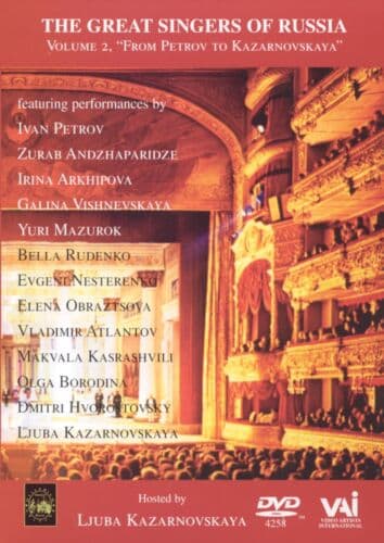 The Great Singers Of Russia: Volume 2 DVD (2018) Cert E Pre-Owned Region 2