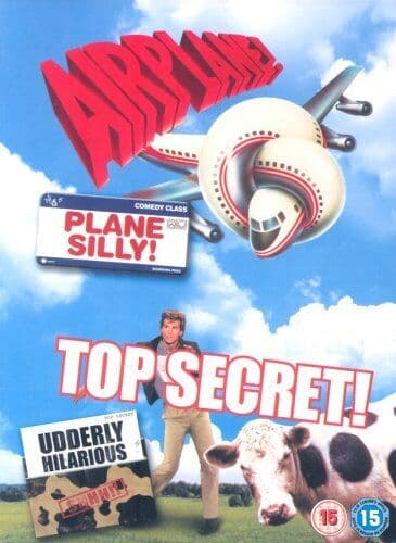 Airplane!/Top Secret! DVD (2006) Val Kilmer, Abrahams (DIR) Cert 15 Pre-Owned Region 2