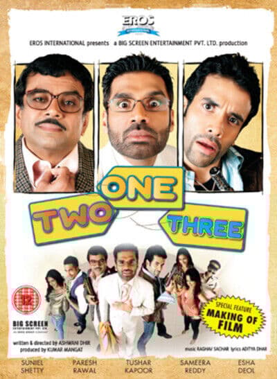 One Two Three DVD (2008) Neetu Chandra, Dheer (DIR) Cert PG Pre-Owned Region 2