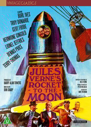 Jules Verne’s Rocket To The Moon DVD (2021) Burl Ives, Sharp (DIR) Cert U Pre-Owned Region 2