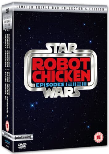 Robot Chicken: Star Wars - Episodes 1-3 DVD (2011) Seth Green Cert 15 3 Discs Pre-Owned Region 2