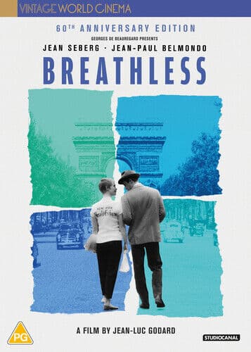 Breathless DVD (2020) Jean-Paul Belmondo, Godard (DIR) Cert PG Pre-Owned Region 2