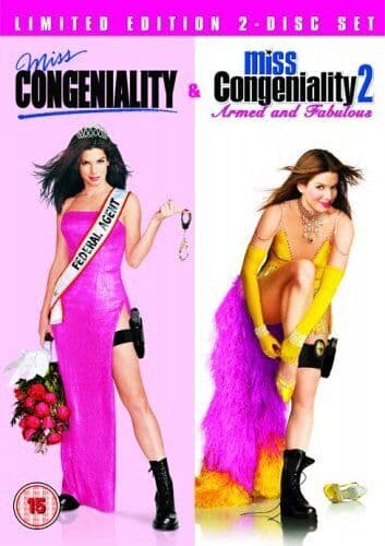 Miss Congeniality 1 And 2 DVD (2005) Sandra Bullock, Pasquin (DIR) Cert 15 2 Pre-Owned Region 2