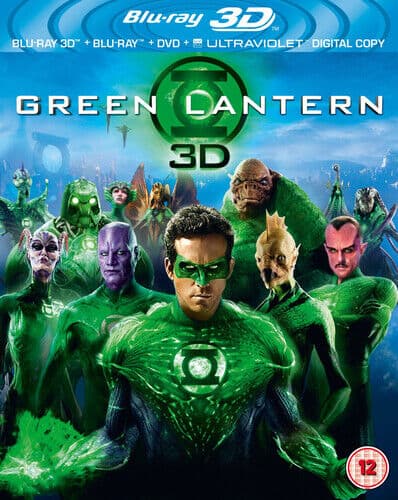 Green Lantern Blu-ray (2012) Ryan Reynolds, Campbell (DIR) Cert 12 3 Discs Pre-Owned Region 2