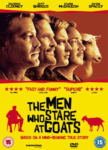 The Men Who Stare At Goats DVD (2010) George Clooney, Heslov (DIR) Cert 15 Pre-Owned Region 2