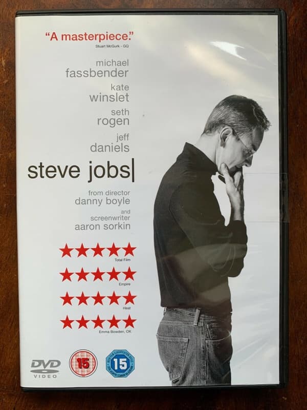 Steve Jobs DVD (2016) Michael Fassbender, Boyle (DIR) Cert 15 Pre-Owned Region 2