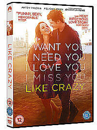 Like Crazy DVD (2012) Anton Yelchin, Doremus (DIR) Cert 12 Pre-Owned Region 2