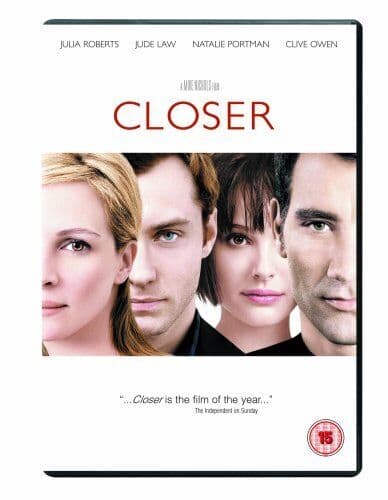 Closer DVD (2012) Natalie Portman, Nichols (DIR) Cert 15 Pre-Owned Region 2
