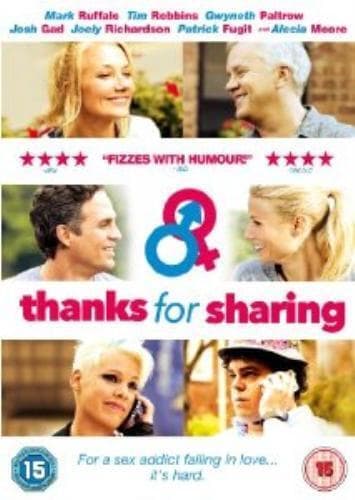 Thanks For Sharing DVD (2014) Mark Ruffalo, Blumberg (DIR) Cert 15 Pre-Owned Region 2