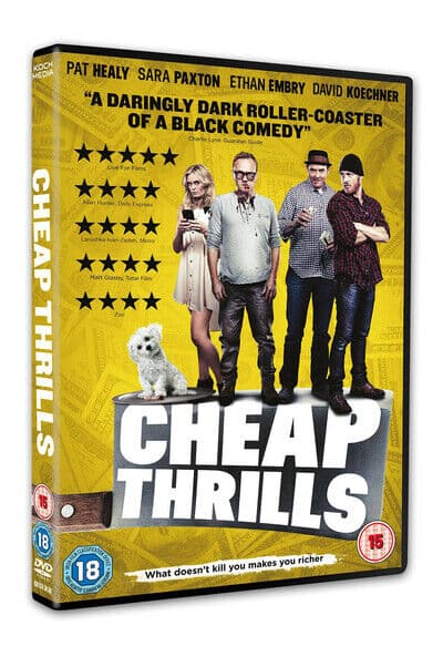 Cheap Thrills DVD (2014) Pat Healy, Katz (DIR) Cert 15 Pre-Owned Region 2