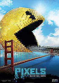 Pixels DVD (2015) Adam Sandler, Columbus (DIR) Cert 12 Pre-Owned Region 2