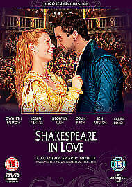 Shakespeare In Love DVD (2013) Joseph Fiennes, Madden (DIR) Cert 15 Pre-Owned Region 2