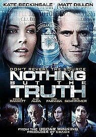 Nothing But The Truth DVD (2013) Kate Beckinsale, Lurie (DIR) Cert 15 Pre-Owned Region 2