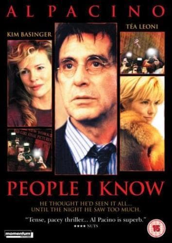 People I Know DVD (2004) Al Pacino, Algrant (DIR) Cert 15 Pre-Owned Region 2