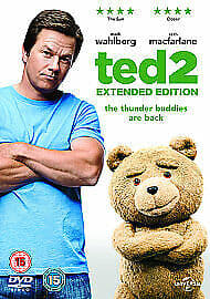 Ted 2 - Extended Edition DVD (2015) Mark Wahlberg, MacFarlane (DIR) Cert 15 Pre-Owned Region 2
