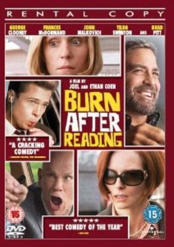 Burn After Reading (DVD)(Ex-Rental) DVD Pre-Owned Region 2