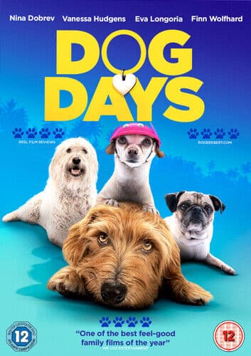 Dog Days DVD (2018) Nina Dobrev, Marino (DIR) Cert 12 Pre-Owned Region 2