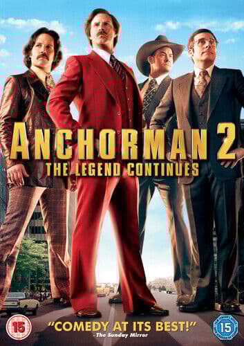 Anchorman 2 - The Legend Continues DVD (2014) Will Ferrell, McKay (DIR) Cert 15 Pre-Owned Region 2