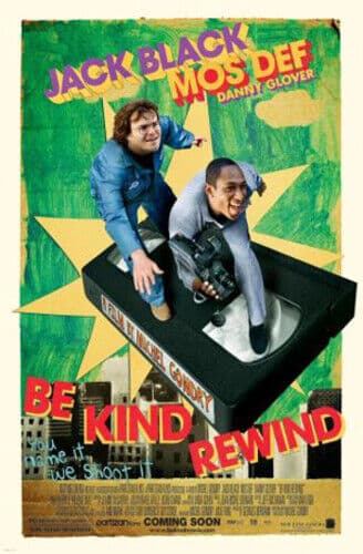 Be Kind Rewind DVD (2008) Jack Black, Gondry (DIR) Cert 12 Pre-Owned Region 2