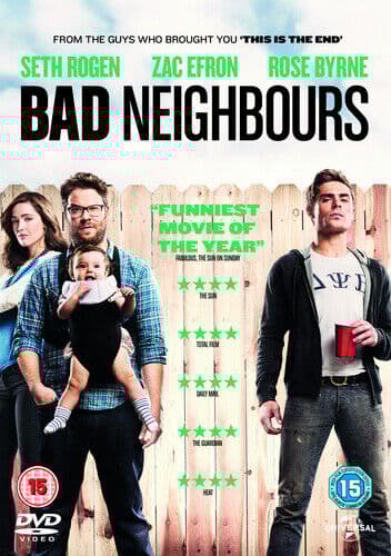 Bad Neighbours DVD (2014) Zac Efron, Stoller (DIR) Cert 15 Pre-Owned Region 2