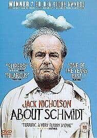 About Schmidt DVD (2003) Jack Nicholson, Payne (DIR) Cert 15 Pre-Owned Region 2