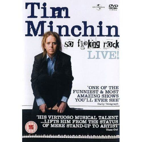 Tim Minchin: So F**king Rock, Live DVD (2008) Tim Minchin Cert 15 Pre-Owned Region 2