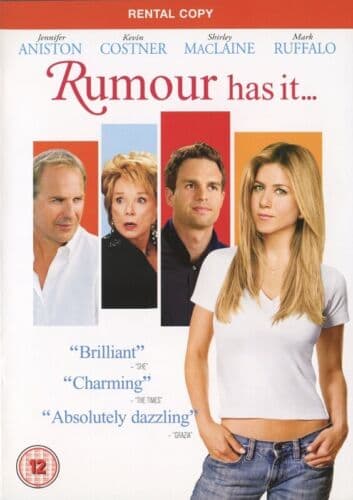 Rumour Has It DVD (2006) Jennifer Aniston, Reiner (DIR) Cert 12 Pre-Owned Region 2