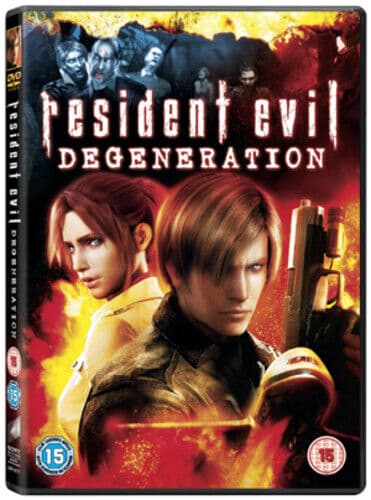 Resident Evil: Degeneration DVD (2009) Makoto Kamiya Cert 15 Pre-Owned Region 2