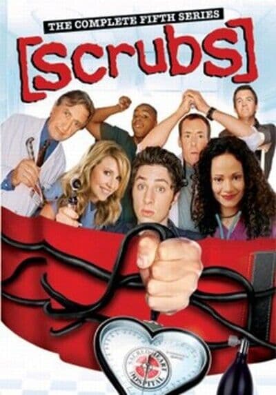 Scrubs: Series 5 DVD (2007) Zach Braff Cert 12 4 Discs Pre-Owned Region 2