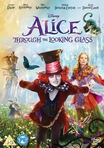 Alice Through The Looking Glass DVD (2016) Mia Wasikowska, Bobin (DIR) Cert PG Pre-Owned Region 2