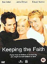 Keeping The Faith DVD (2001) Ben Stiller, Norton (DIR) Cert 12 Pre-Owned Region 2