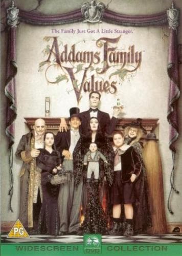 Addams Family Values DVD (2001) Anjelica Huston, Sonnenfeld (DIR) Cert PG Pre-Owned Region 2