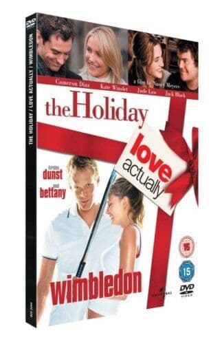 The Holiday/Love Actually/Wimbledon DVD (2007) Cameron Diaz, Curtis (DIR) Cert Pre-Owned Region 2