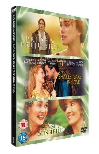 Sense And Sensibility/Pride And Prejudice/Shakespeare In Love DVD (2007) Kate Pre-Owned Region 2