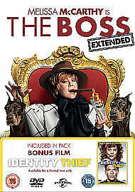 The Boss/Identity Thief DVD (2016) Melissa McCarthy, Falcone (DIR) Cert 15 2 Pre-Owned Region 2
