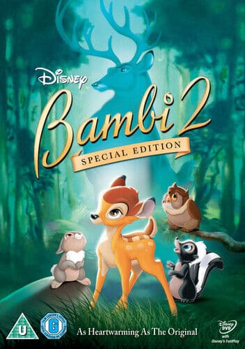 Bambi 2 - The Great Prince Of The Forest DVD (2013) Brian Pimental Cert U Pre-Owned Region 2