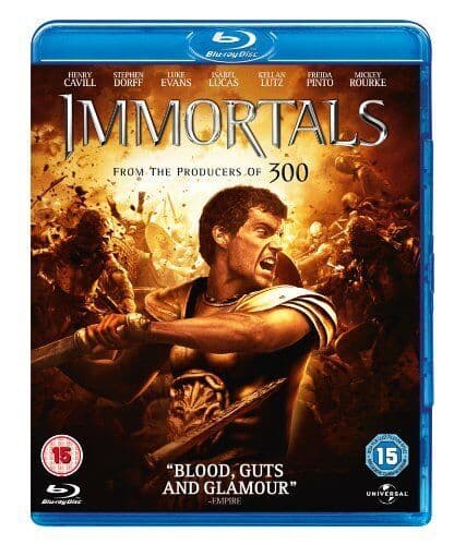Immortals Blu-ray (2012) Mickey Rourke, Singh (DIR) Cert 15 Pre-Owned Region 2