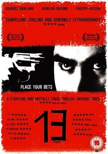13 Tzameti DVD George Babluani Cert 15 Pre-Owned Region 2