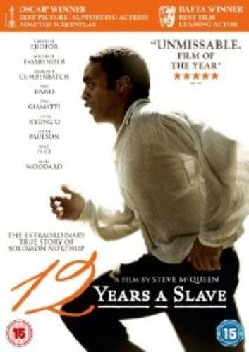 12 Years A Slave DVD (2014) Chiwetel Ejiofor, McQueen (DIR) Cert 15 Pre-Owned Region 2