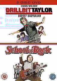 Drillbit Taylor/School Of Rock DVD (2009) Owen Wilson, Brill (DIR) Cert 12 Pre-Owned Region 2