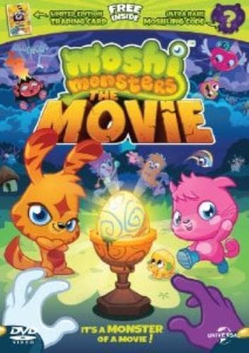 Moshi Monsters - The Movie DVD (2014) Wip Vernooij Cert U Pre-Owned Region 2
