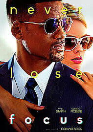 Focus DVD (2015) Will Smith, Ficarra (DIR) Cert 15 Pre-Owned Region 2
