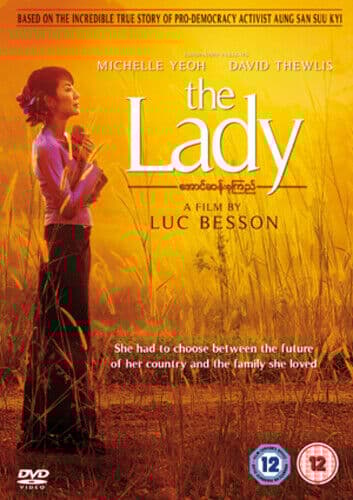 The Lady DVD (2012) Michelle Yeoh, Besson (DIR) Cert 12 Pre-Owned Region 2