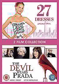 27 Dresses/The Devil Wears Prada DVD (2010) Meryl Streep, Fletcher (DIR) Cert Pre-Owned Region 2
