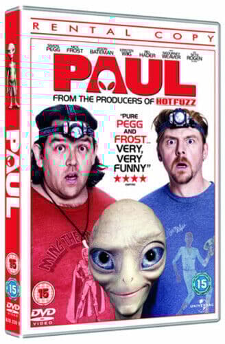 Paul DVD (2011) Simon Pegg, Mottola (DIR) Cert 15 Pre-Owned Region 2