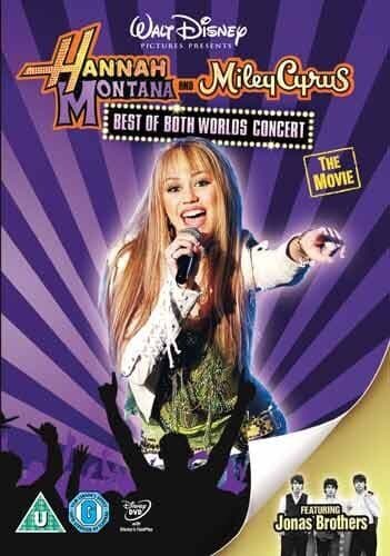 Hannah Montana And Miley Cyrus: Best Of Both Worlds Concert DVD (2009) Miley Pre-Owned Region 2