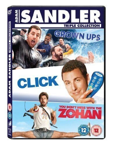 Click/Grown Ups/You Don’t Mess With The Zohan DVD (2011) Adam Sandler, Dugan Pre-Owned Region 2