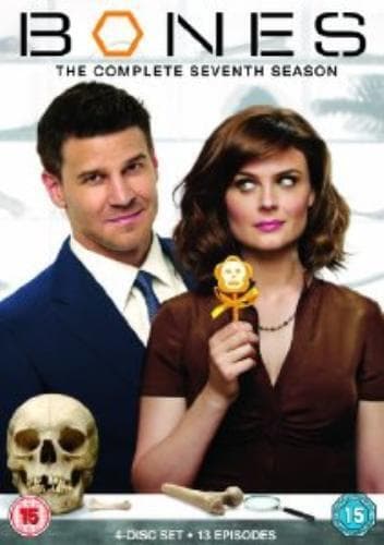 Bones: The Complete Seventh Season DVD (2012) David Boreanaz Cert 15 4 Discs Pre-Owned Region 2